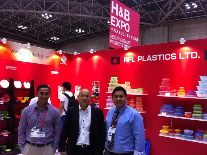 RFL Plastics stand at the H&B Expo